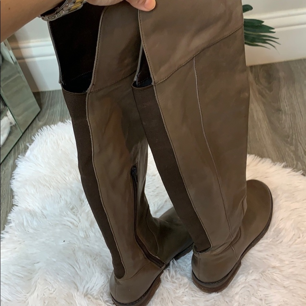 BP taupe knee knee high boots